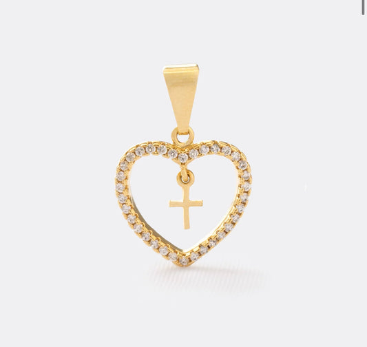 D Corazon Circonias + Cruz Mini